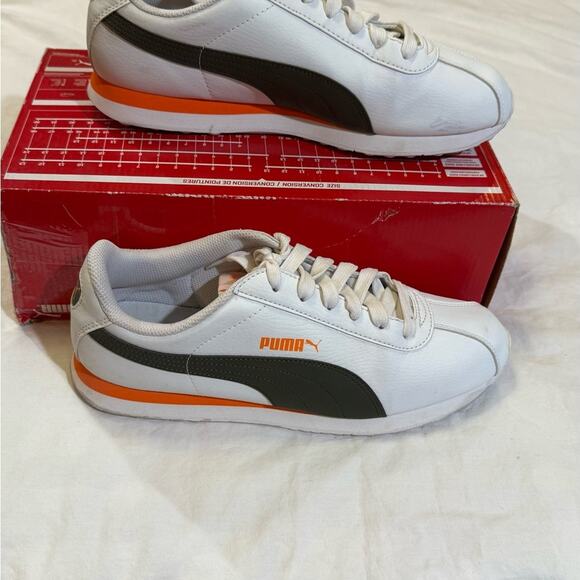 Puma Turin Men’s Sneaker size 10 Puma White Forest Night - Picture 9 of 16